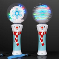 LED Winter Wonderland Snowflake Spinning Wand - Blank